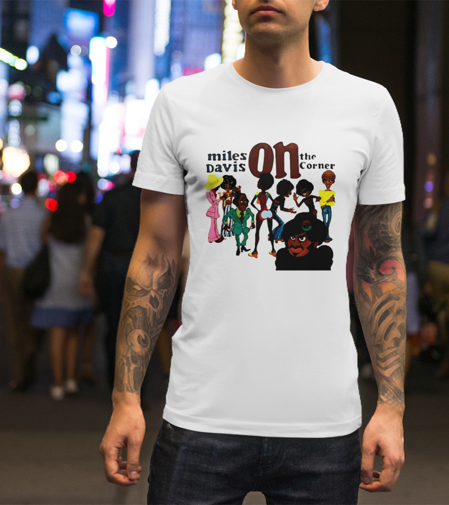 Miles Davis On The Corner Album Characters T-Shirt