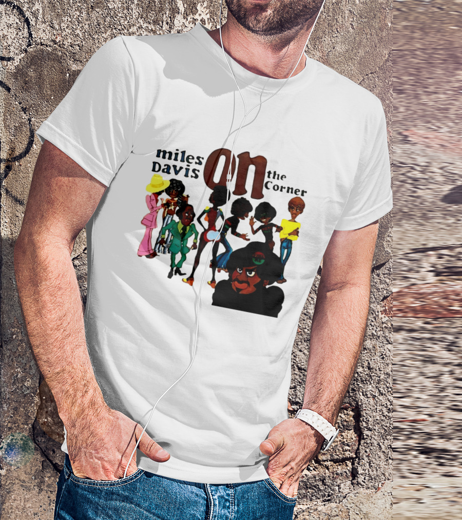Miles Davis On The Corner Album Characters T-Shirt