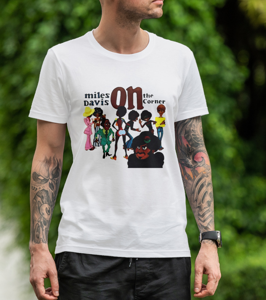 Miles Davis On The Corner Album Characters T-Shirt