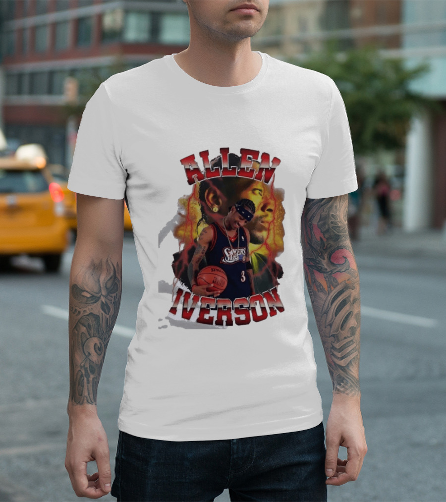 Allen Iverson Philadelphia 76ers Basketball Legend T-Shirt
