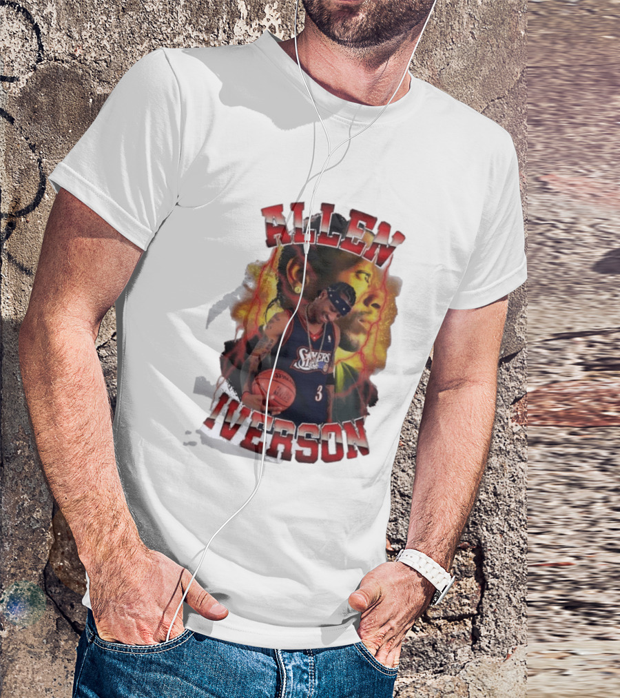 Allen Iverson Philadelphia 76ers Basketball Legend T-Shirt
