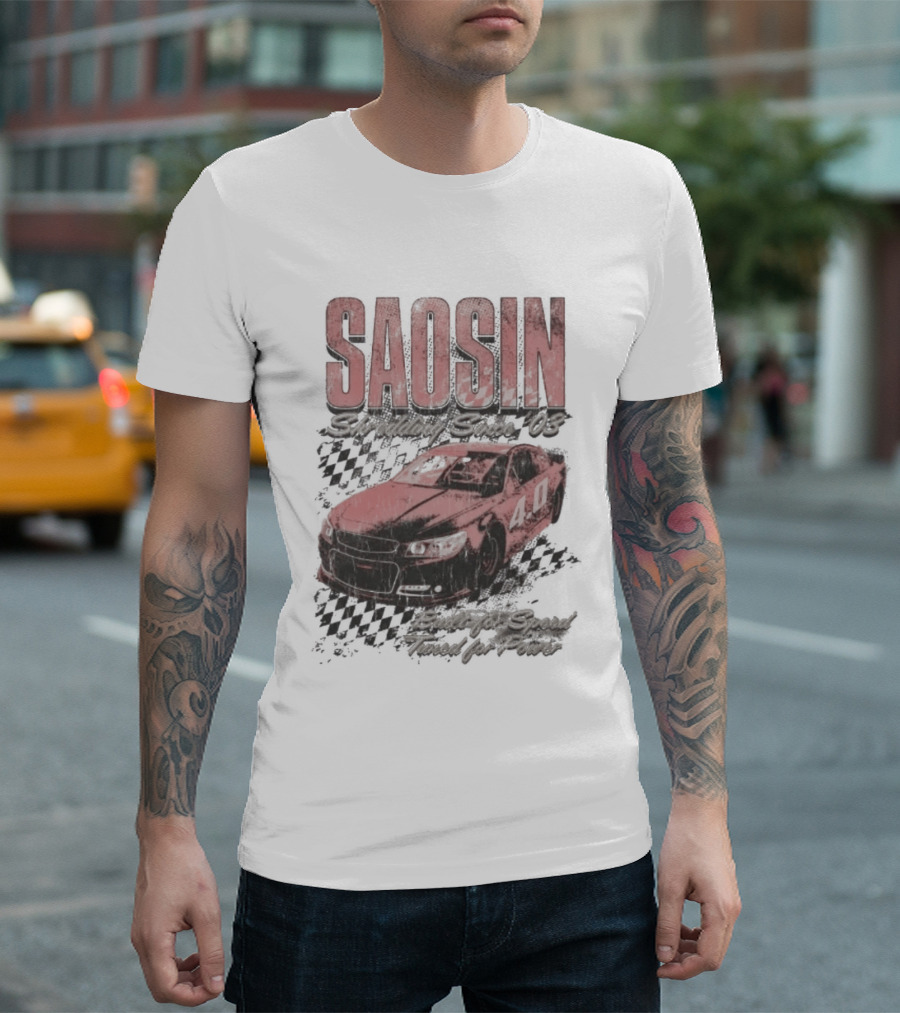 Saosin Built For Speed Turned For Power Shredding Since 2003 T-Shirt