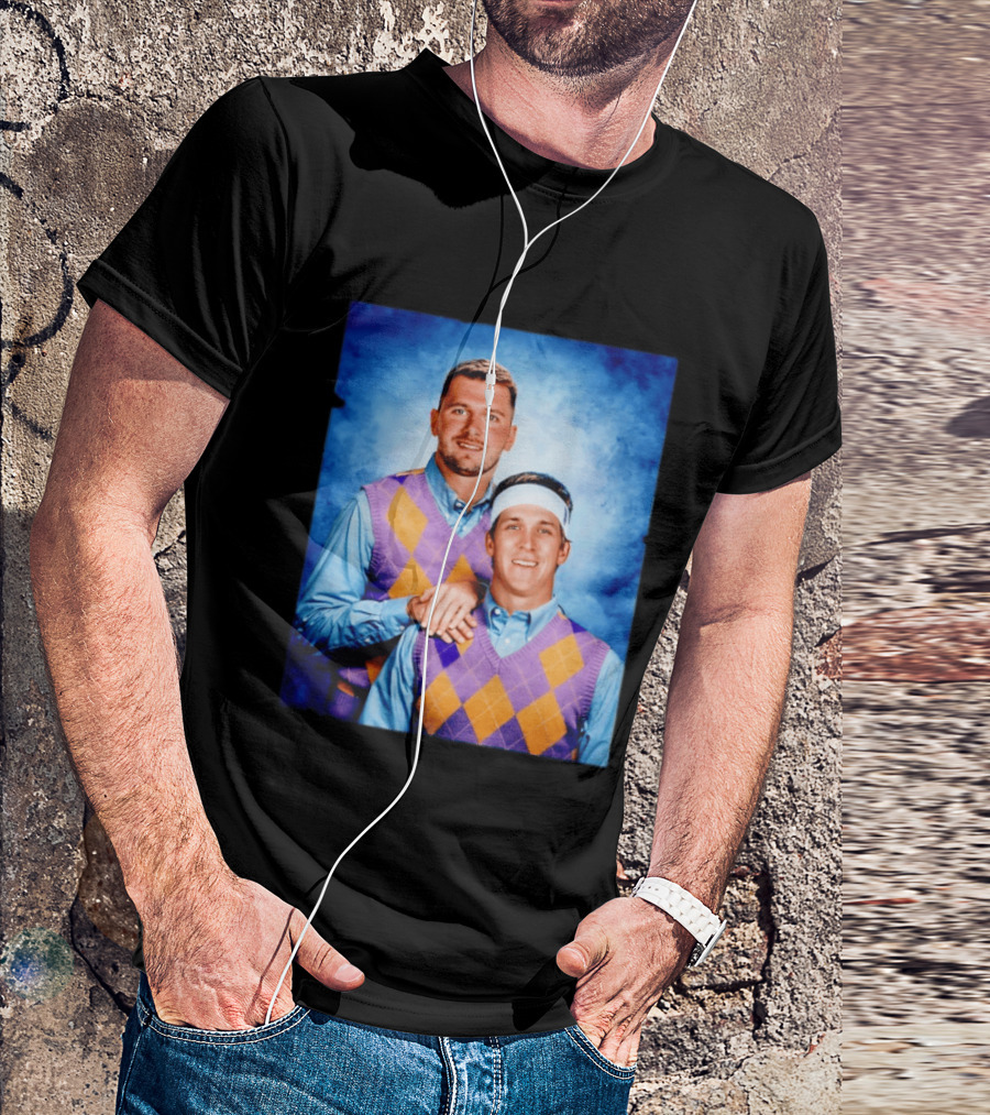 Austin Reaves Luka Doncic Step Brothers T-Shirt