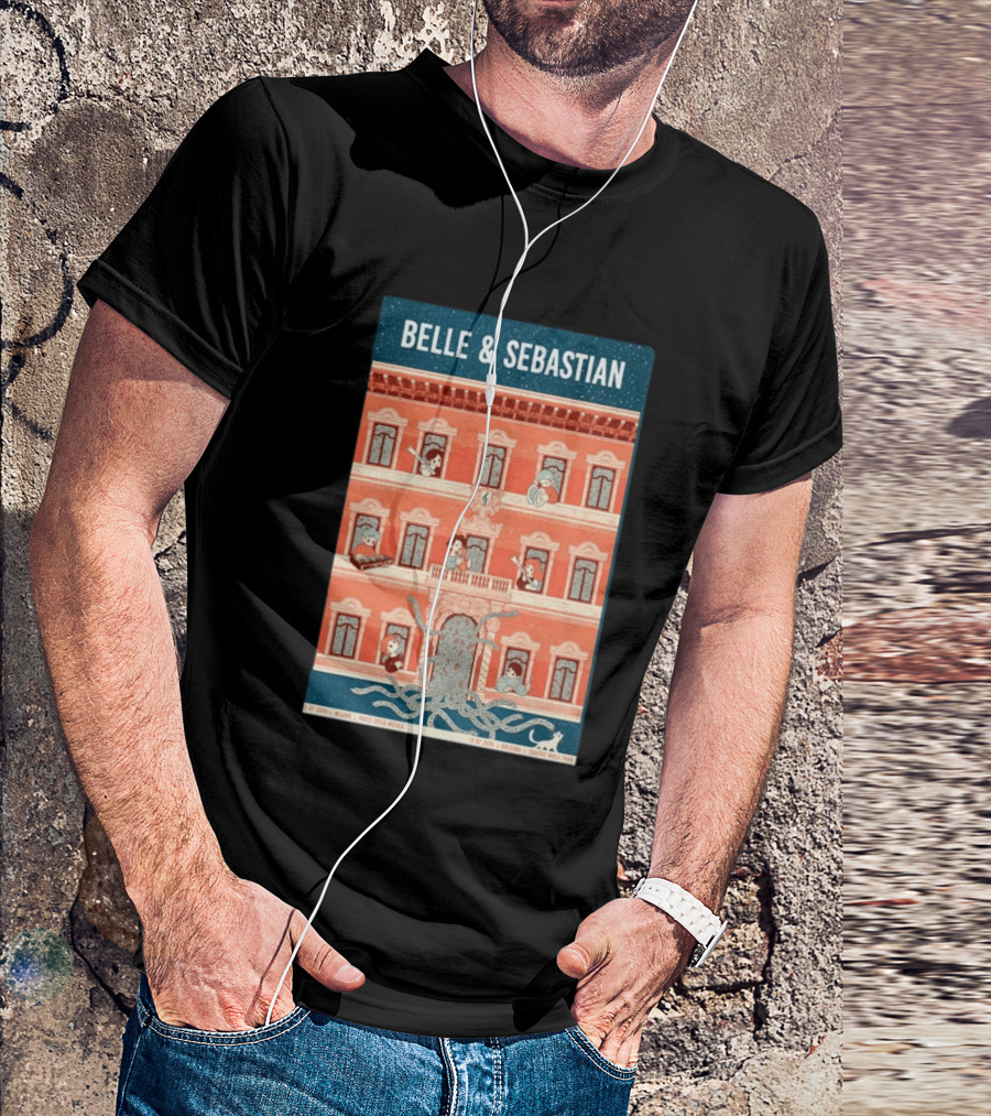 Belle And Sebastian July 12 13 2026 Italy Milan Bologna Tour Parco Della Musica Sonic Music Park T-Shirt