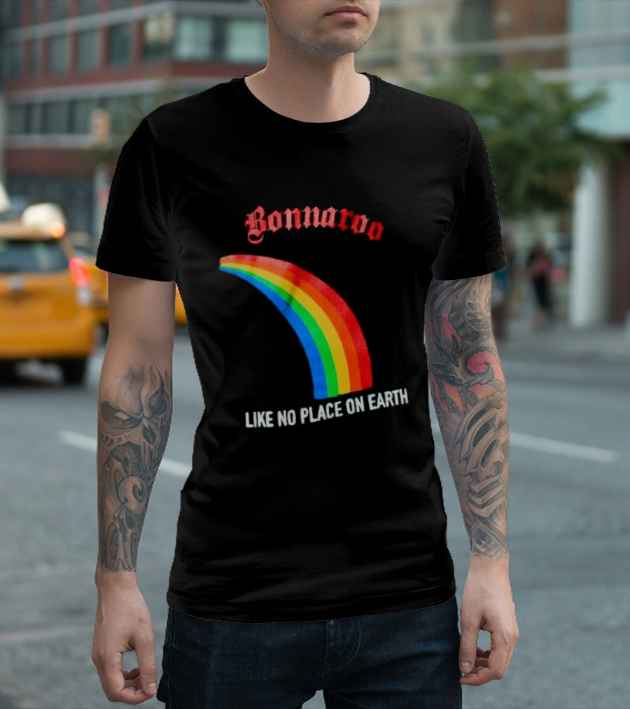 Bonnaroo Rainbow Like No Place On Earth Music Festival T-Shirt