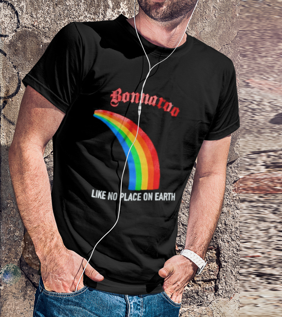 Bonnaroo Rainbow Like No Place On Earth Music Festival T-Shirt
