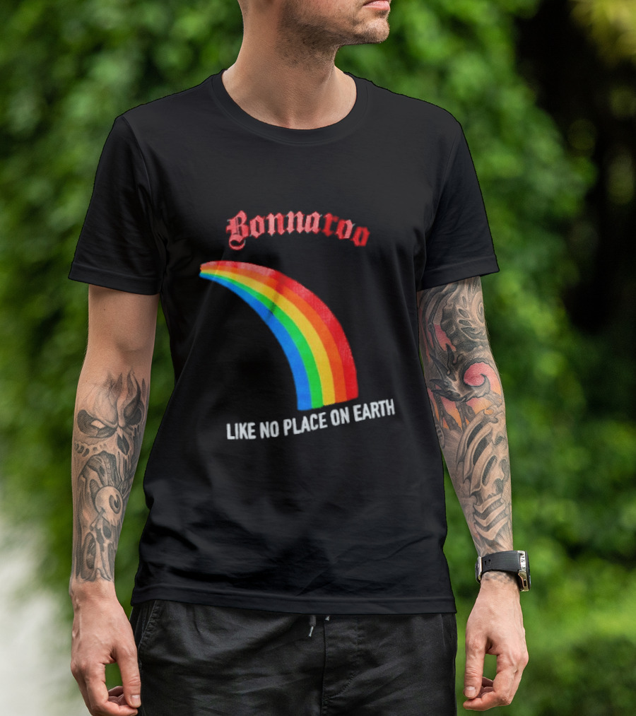 Bonnaroo Rainbow Like No Place On Earth Music Festival T-Shirt