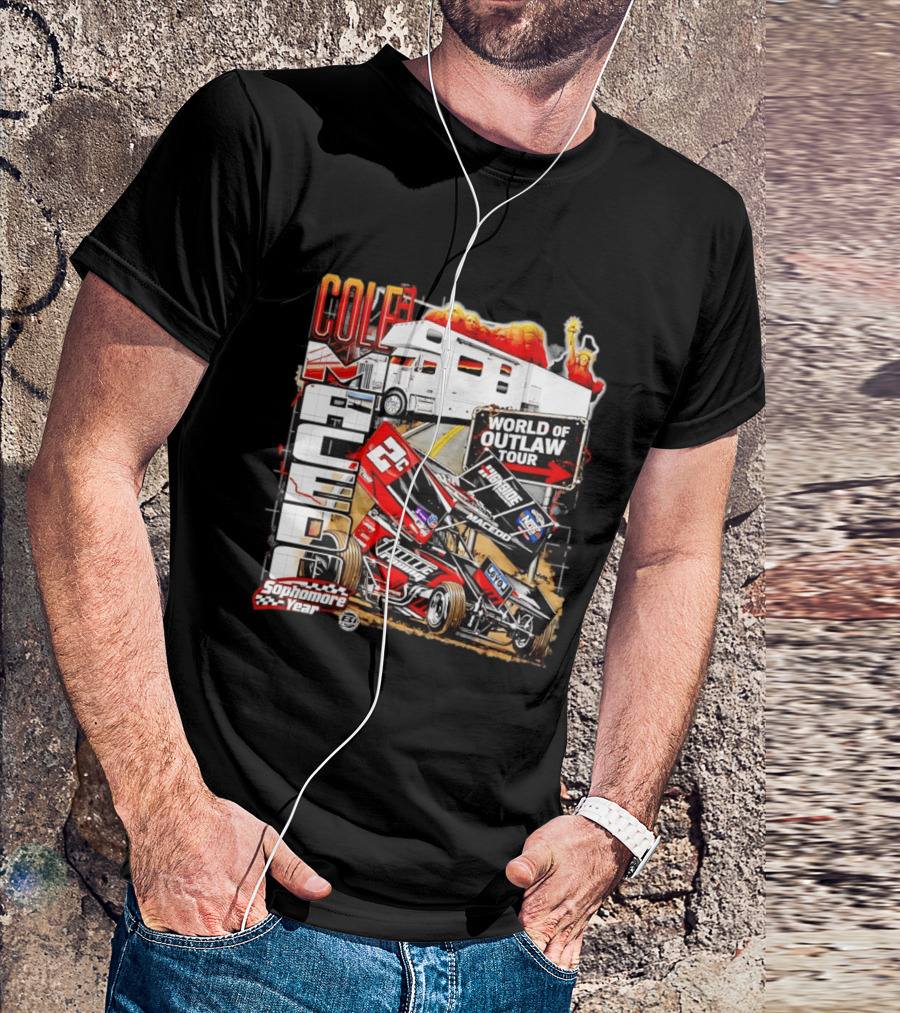 Cole Macedo World Of Outlaw Tour 2C Racing Sophomore Year T-Shirt