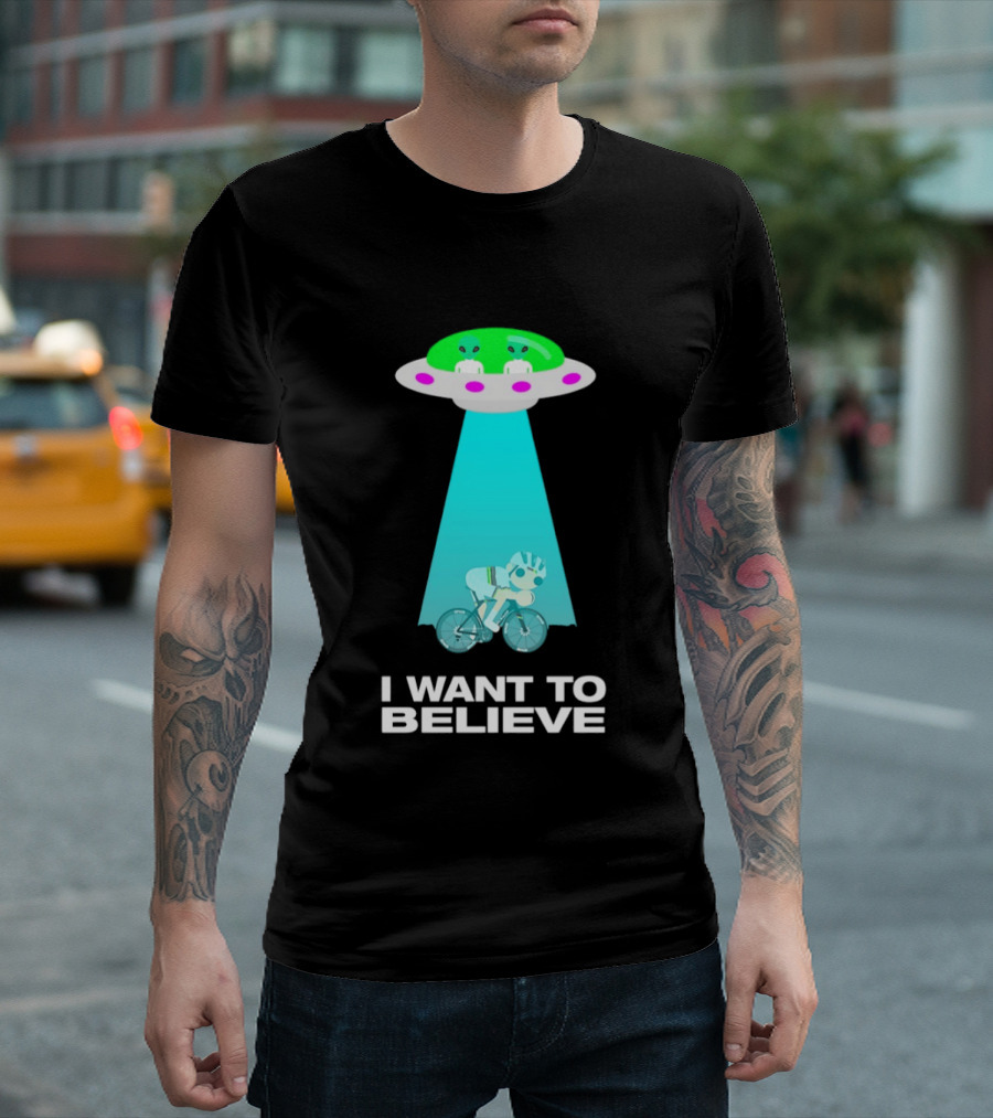 Colnago Cyclist UFO I Want To Believe Cycling T-Shirt