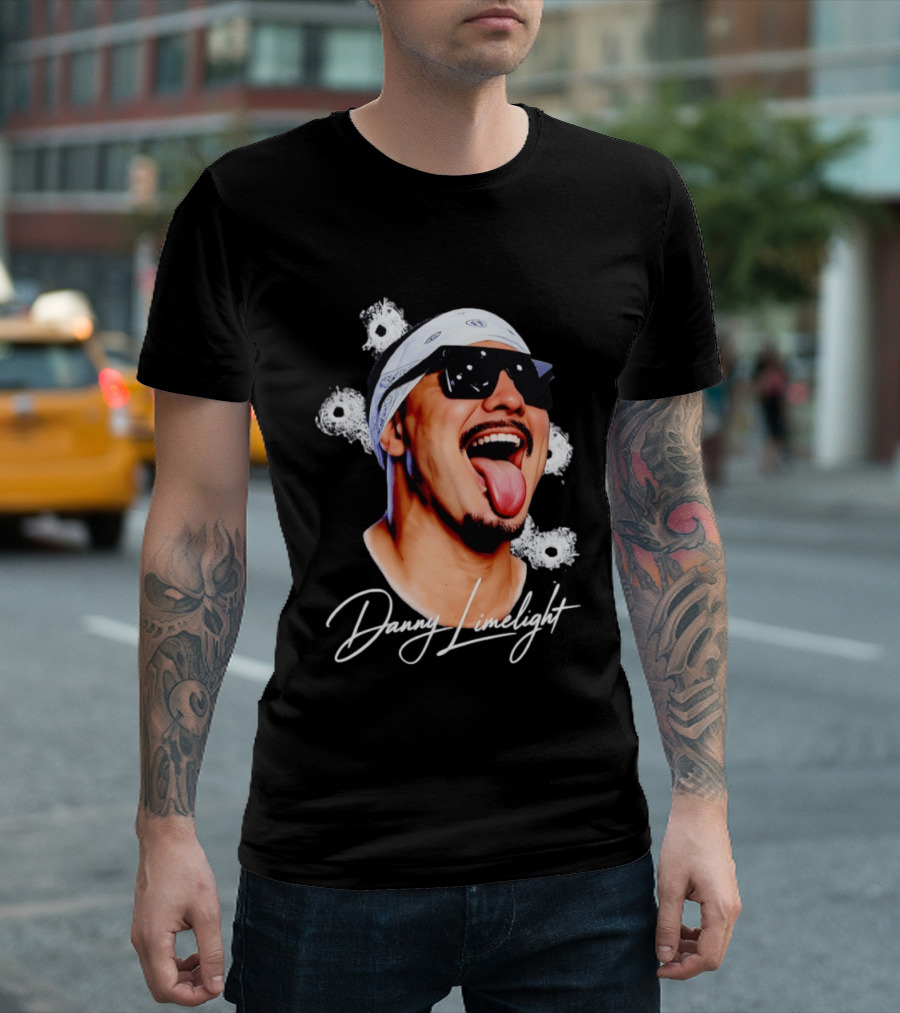 Danny Limelight Wrestling AEW Bandana And Sunglasses T-Shirt