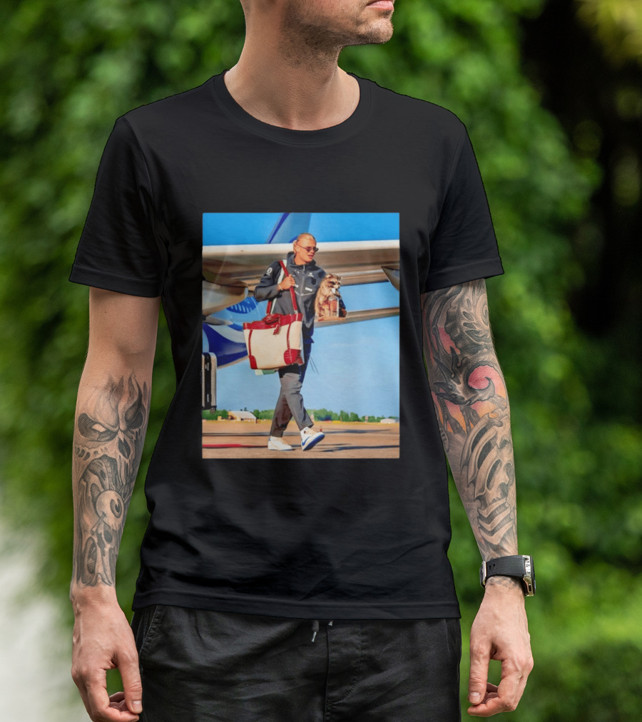 Erling Haaland Returns To Norway With Taxidermy Whiskey Raccoon T-Shirt
