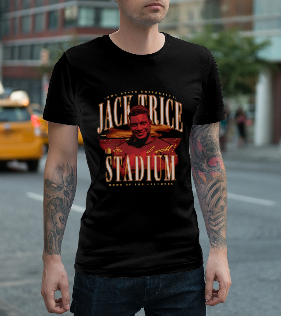 Jack Trice Iowa State Stadium El Will Cyclones T-Shirt