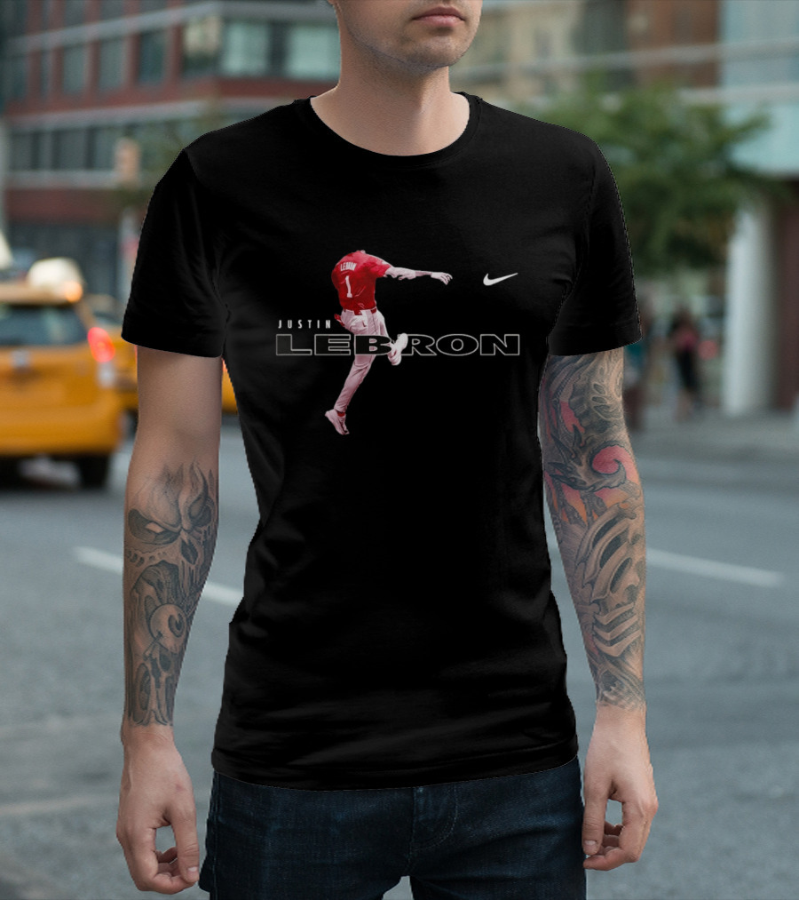 Justin Lebron Athlete Energy Alabama Crimson Tide Nike Jump T-Shirt