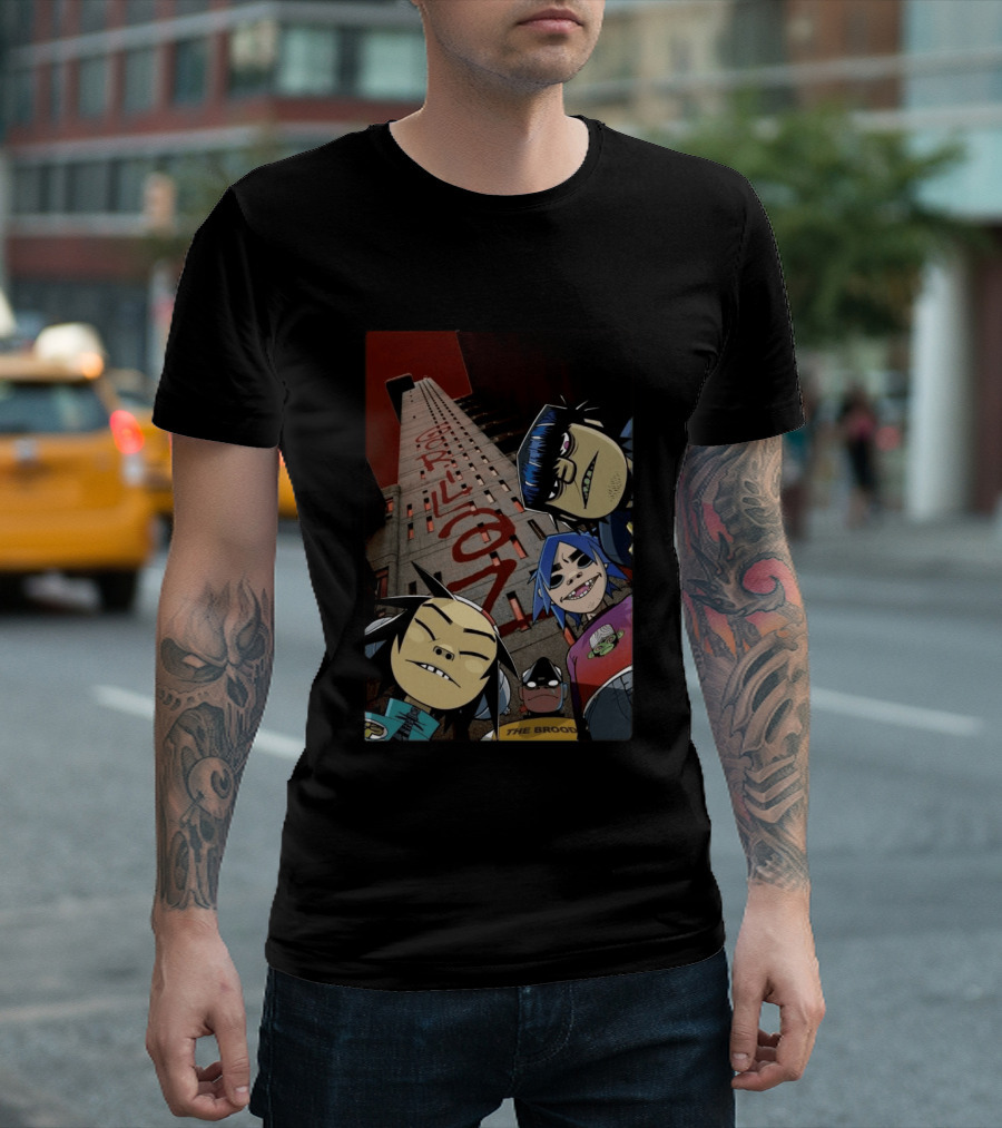 GORILLAZ Trellick Tower Characters The Brood T-Shirt