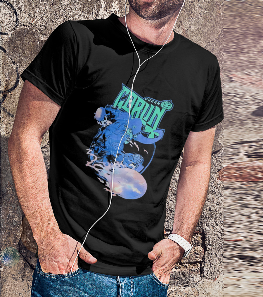 Green Goblin Pumpkin Marvel Comic Book Character Villain T-Shirt
