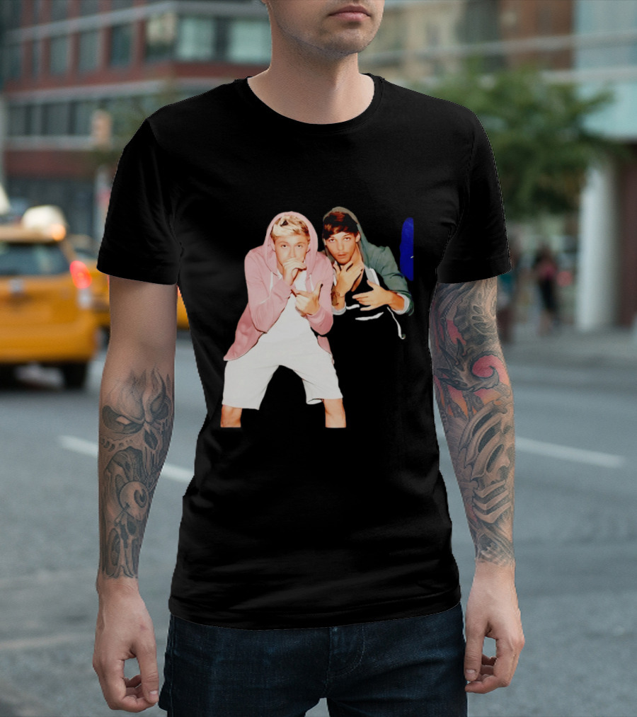 Niall Horan Louis Tomlinson One Direction Pose T-Shirt