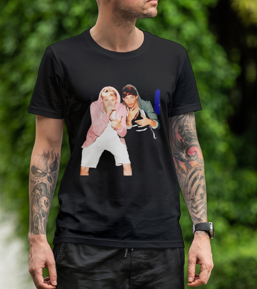 Niall Horan Louis Tomlinson One Direction Pose T-Shirt