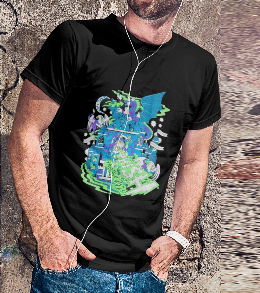 Phish Fall 2023 Crumbling Castle Chicago Nashville Dayton Dragon Fantasy T-Shirt