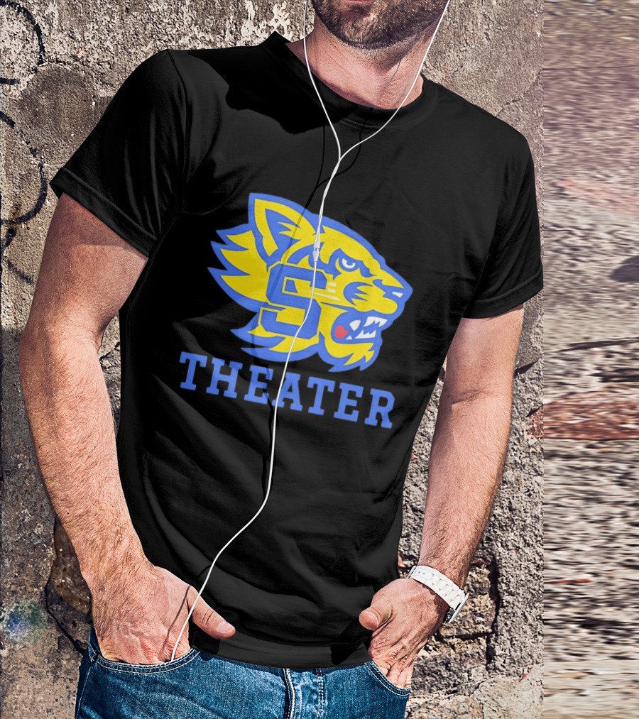 Sweetwater High School Theater Wildcat Head S T-Shirt