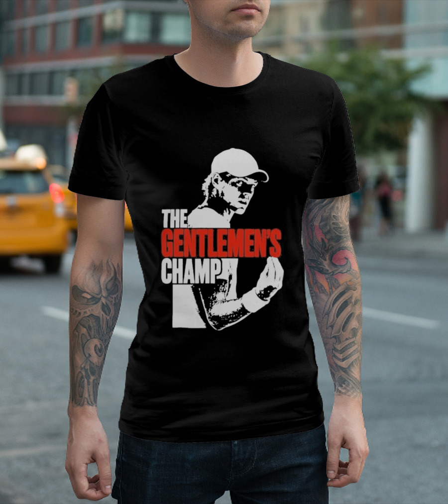 The Gentlemen's Champ Jannik Sinner Italian Gesture T-Shirt