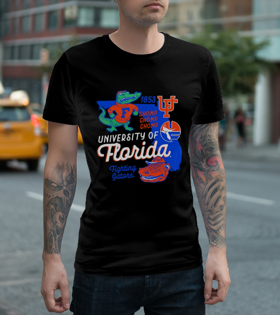 University Of Florida Fighting Gators Chomp Chomp Chomp 1986 U Of F T-Shirt