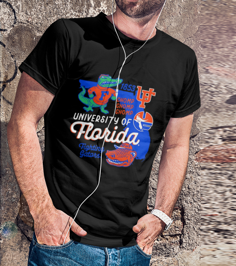 University Of Florida Fighting Gators Chomp Chomp Chomp 1986 U Of F T-Shirt