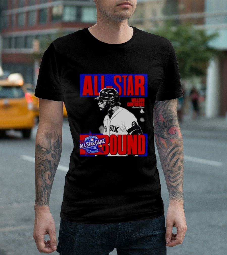 All Star Bound 2024 Willson Contreras Texas American League T-Shirt