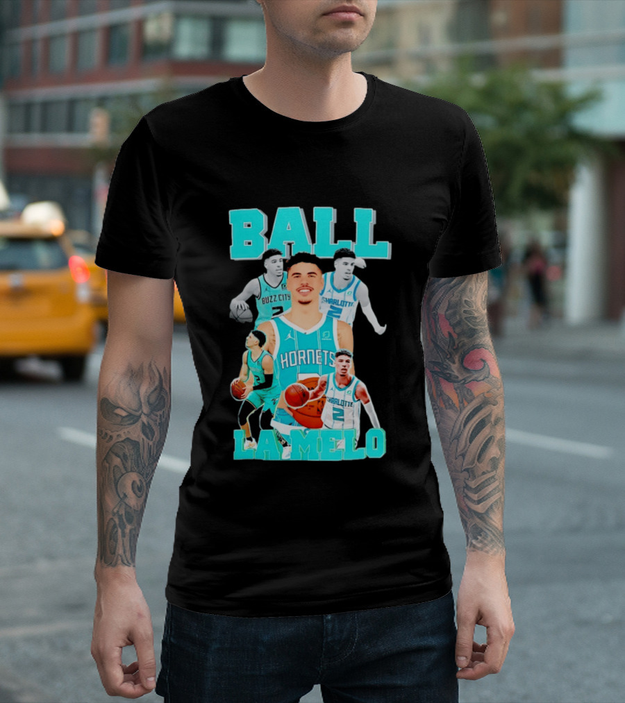 LaMelo Ball Hornets Buzz City Charlotte NBA T-Shirt
