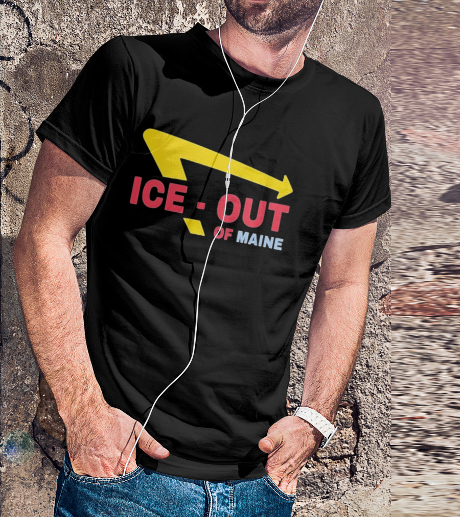 Ice Out Of Maine 2026 Arrow T-Shirt