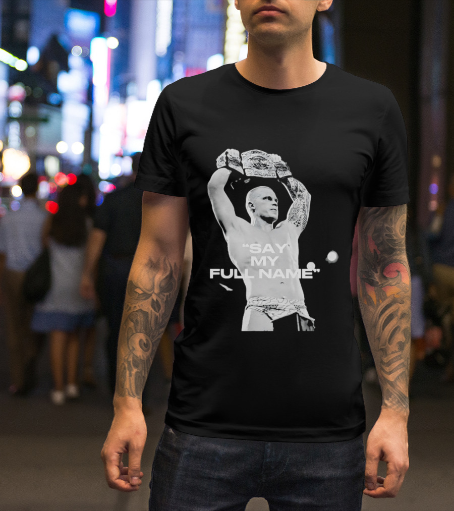 Ilja Dragunov WWE Say My Full Name Wrestling Champion T-Shirt