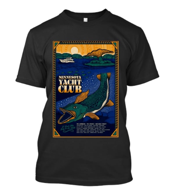 Minnesota Yacht Club St. Paul Festival July 17 19 2026 Featuring The Lumineers The Strokes Matchbox Twenty T-Shirt