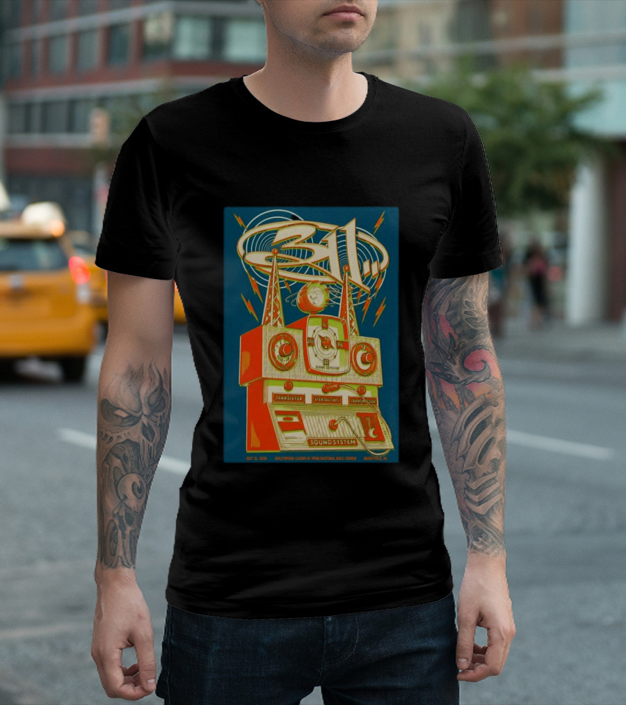 311 Grantville PA July 25 2026 Hollywood Casino Sound System T-Shirt