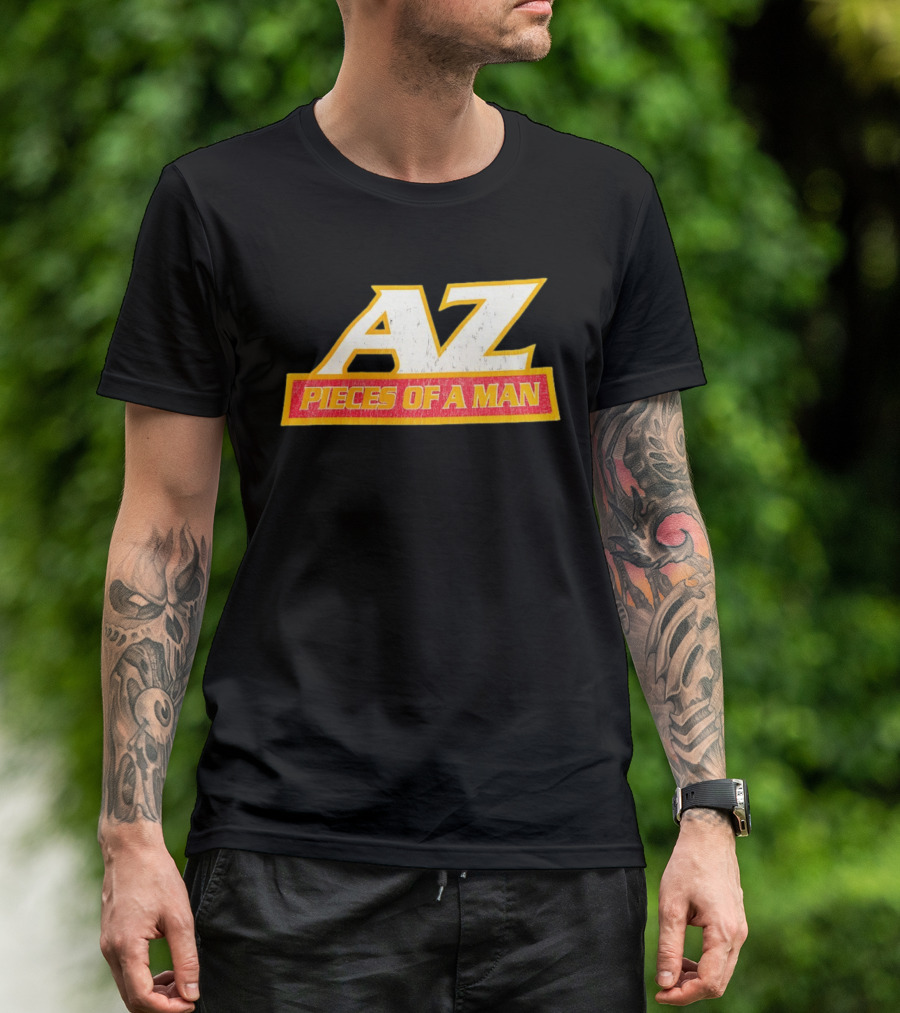 AZ Pieces Of A Man Distressed Hip Hop 90s Rap T-Shirt