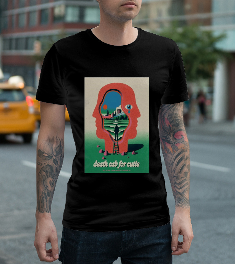 Death Cab For Cutie July 15 2026 Jacobs Pavilion Cleveland OH Tour T-Shirt