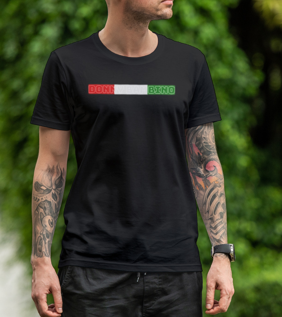 Donny Bambino Italian Flag T-Shirt