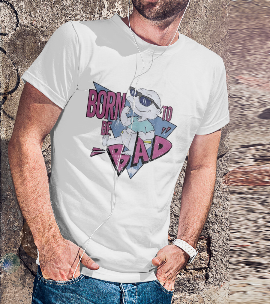 Born To Be Bad 90s Cartoon Baby Sunglasses T-Shirt