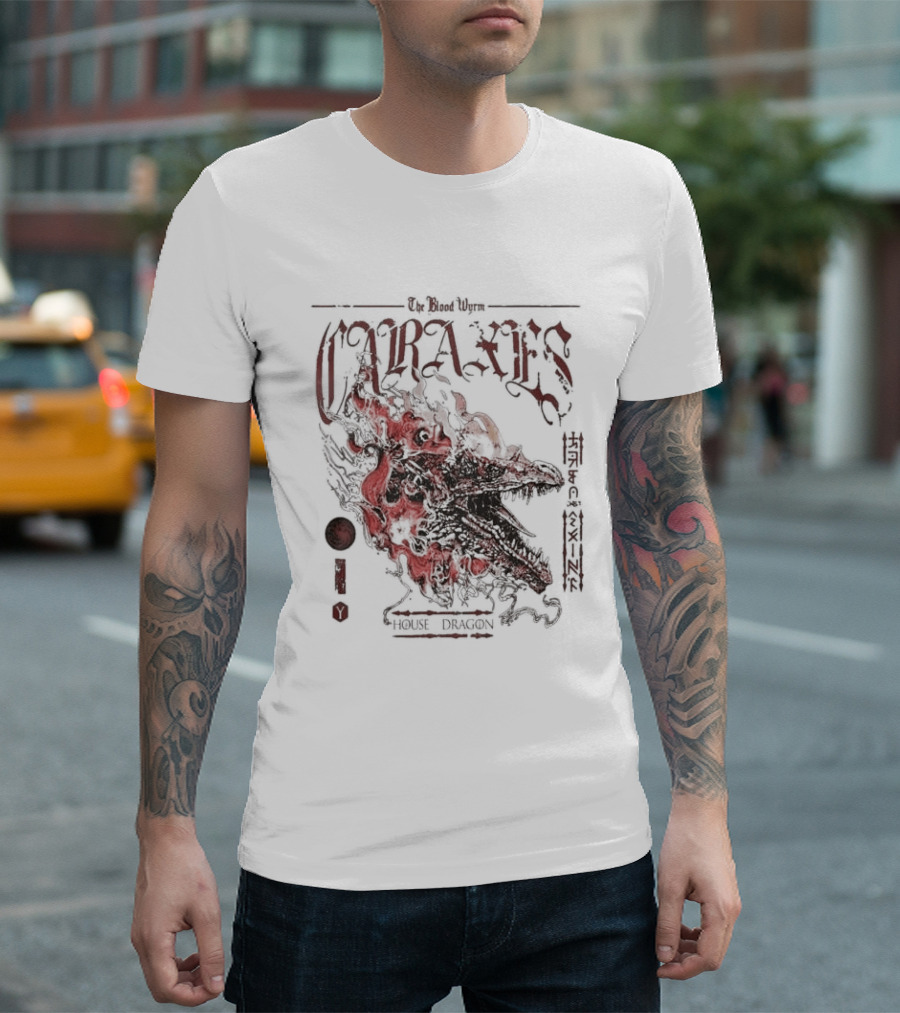 Caraxes House Of The Dragon The Blood Wyrm Fantasy Beast T-Shirt