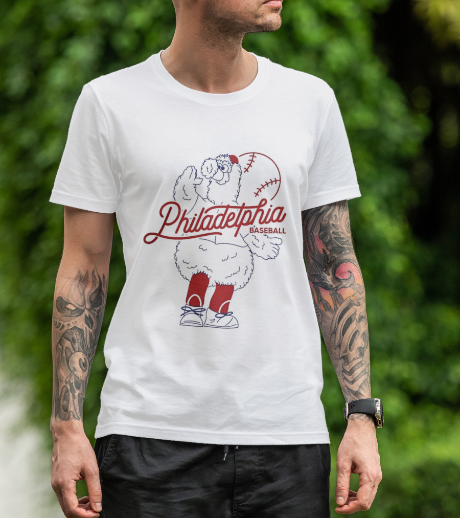 Philadelphia Phillies Phillie Phanatic Baseball T-Shirt