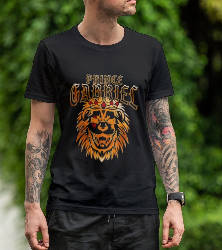 Prince Gabriel Lion King Crown Royal King T-Shirt