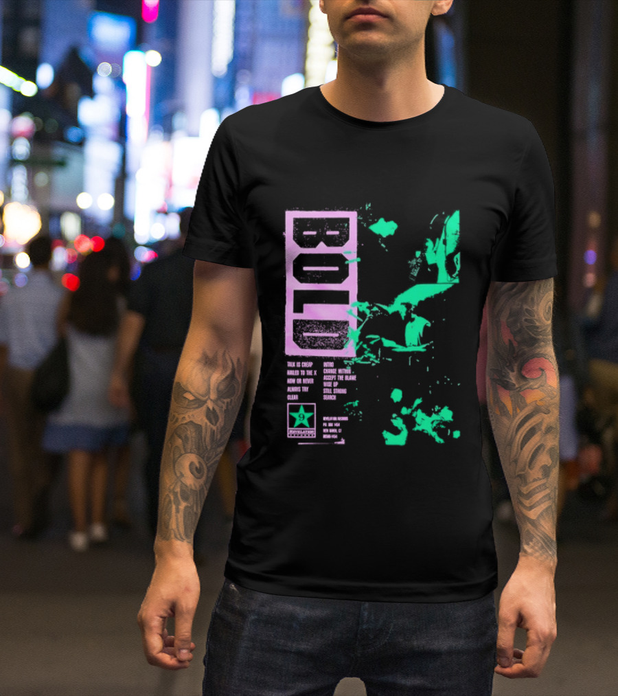 Revelation Records Talk Is Cheap Nailed To The X Positive Scene Unity Hardcore Punk T-Shirt