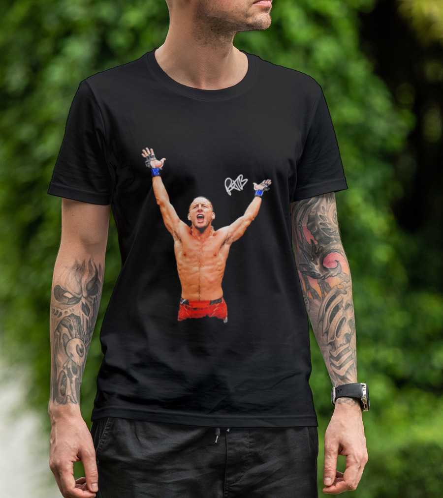 Ryan Hall UFC 2026 Victory Celebration Champion Pose T-Shirt