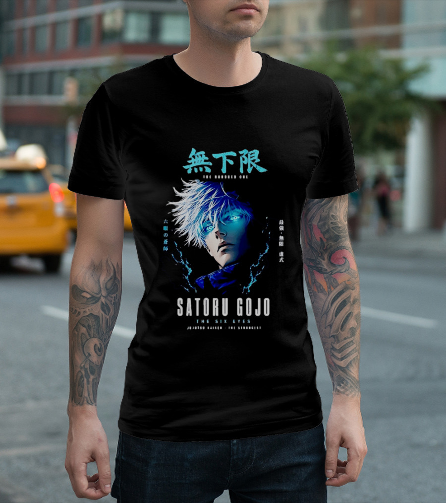 Satoru Gojo The Six Eyes Jujutsu Kaisen The Honored One T-Shirt