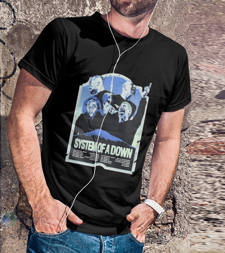 System Of A Down European Tour 2026 Dates Concert Band Members Mount Ararat T-Shirt
