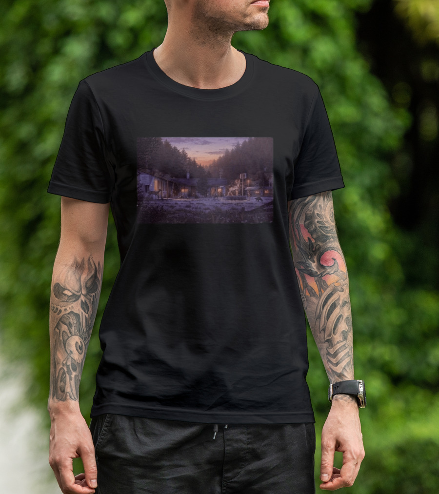 The Head And The Heart Red Rocks CO July 15 16 2026 Motel Sunset Forest Deer T-Shirt