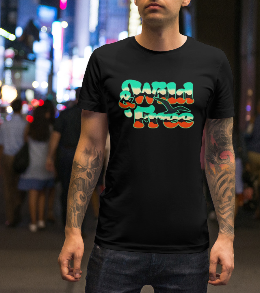 Wild And Free Bird Flight T-Shirt
