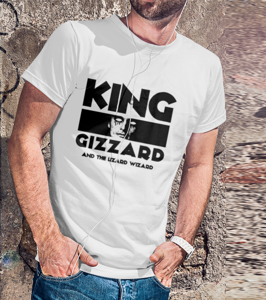 King Gizzard And The Lizard Wizard Face Illusion T-Shirt