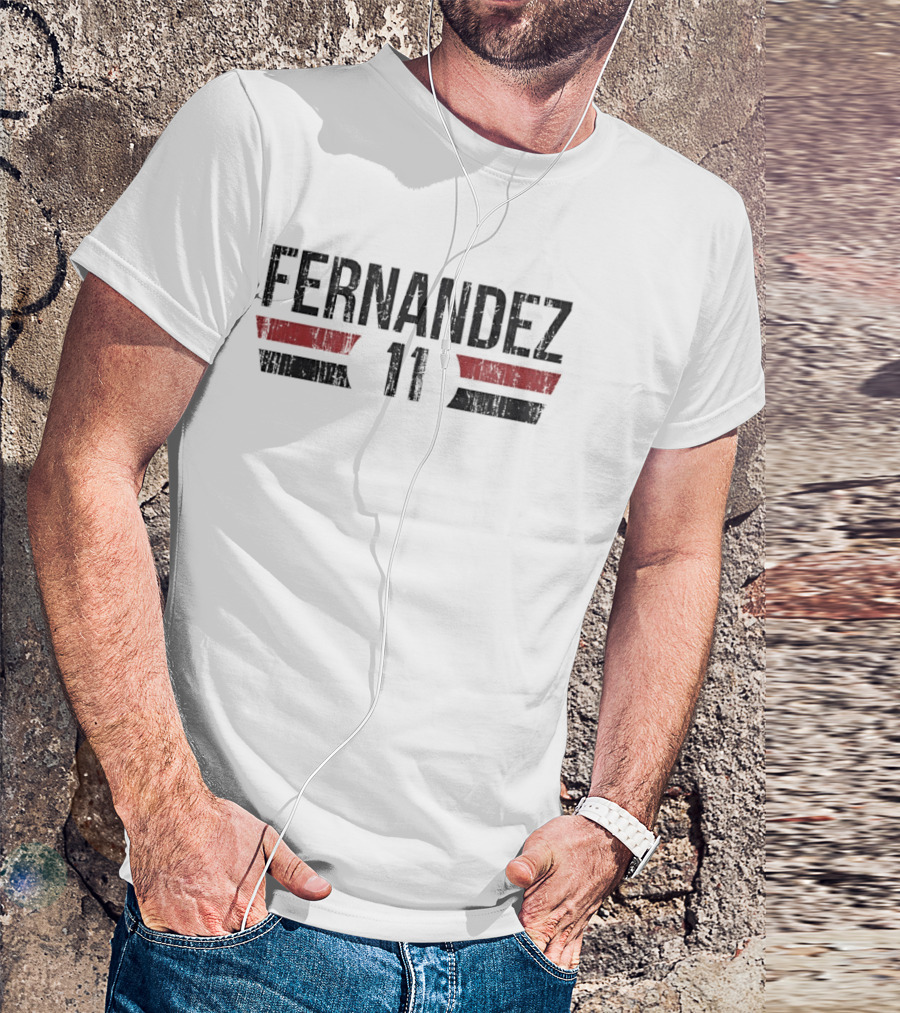 Fernandez 11 Arizona Diamondbacks Player Name And Number T-Shirt
