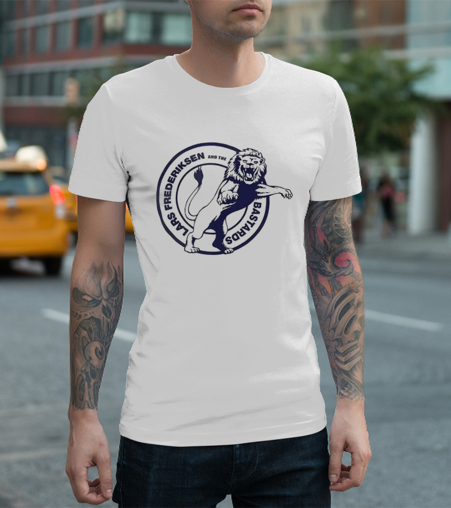 Lars Frederiksen And The Bastards Lion Support Your Local Millwall Punx T-Shirt