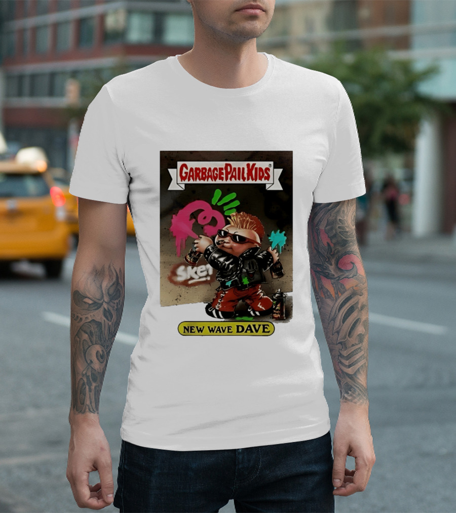 New Wave Dave Garbage Pail Topps T-Shirt