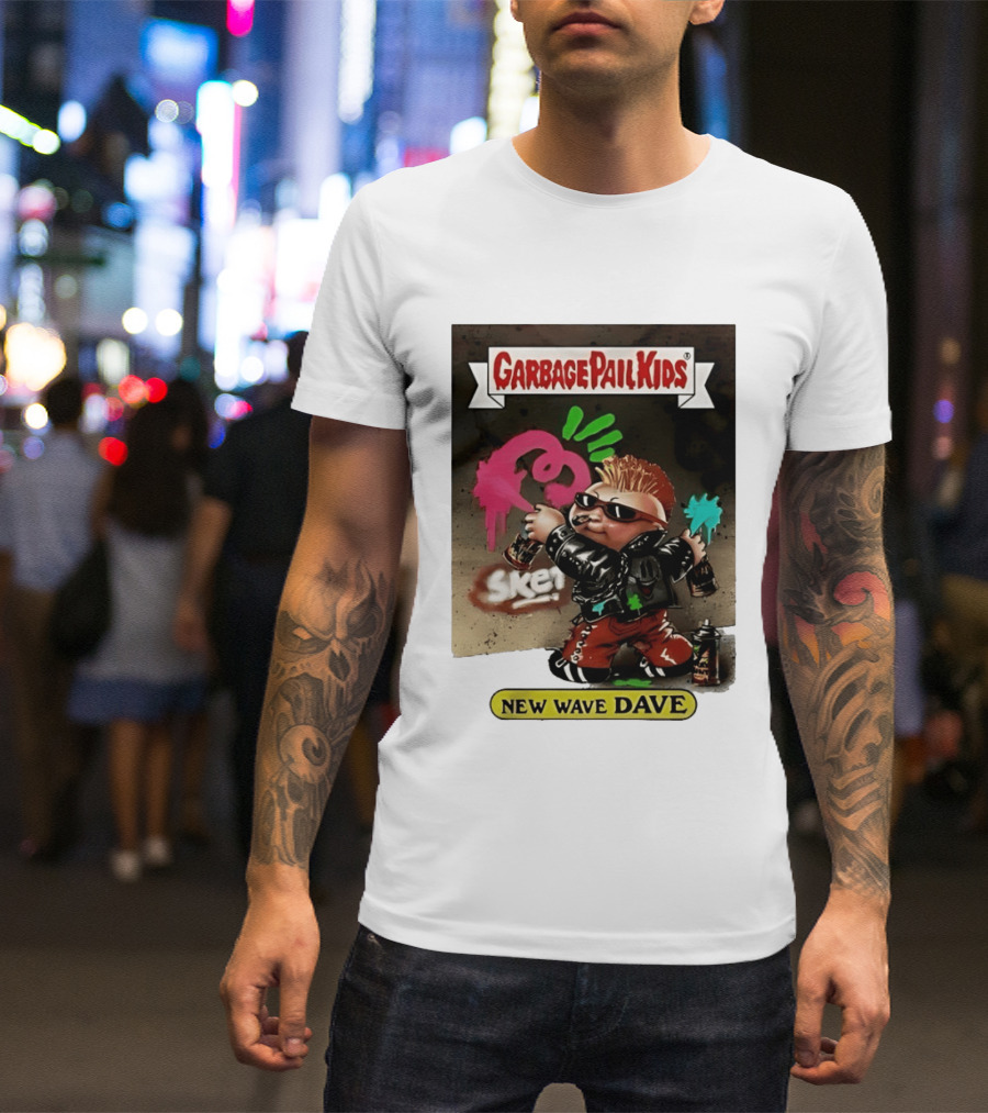 New Wave Dave Garbage Pail Topps T-Shirt